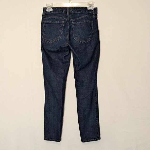 ANN TAYLOR LOFT Curvy Skinny Low Rise Denim Blue Jeans; Size 25-0 - Picture 3 of 6
